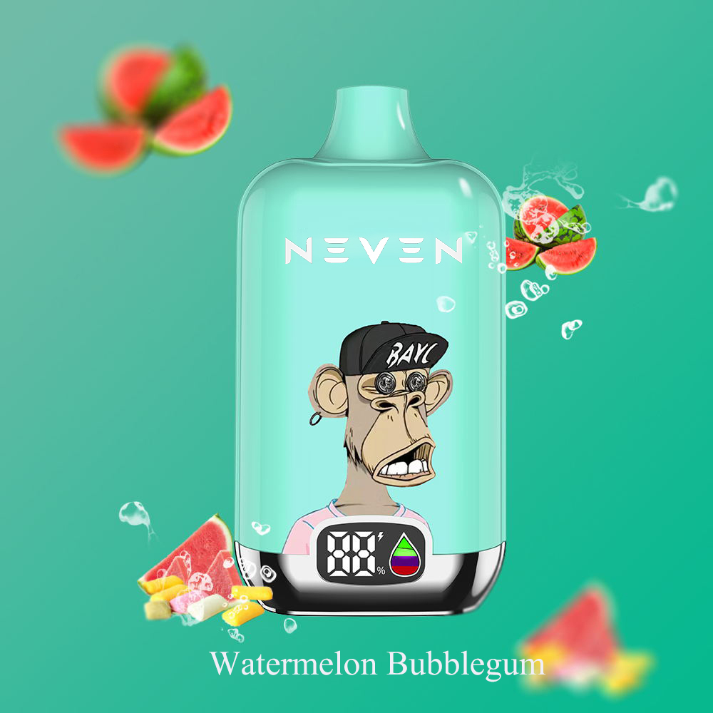 NEVEN Puff 12k 15k puff 15000 12000 digital box original NEVEN bang disposable vapes local warehouse 23ml cartridge mesh coil LED smart screen tornado 9000 e cigarette - Image 5